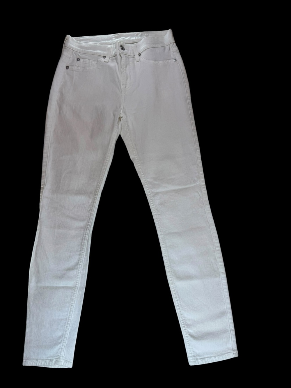 White Women's 7 For all Mankind Slim Fit Jeans